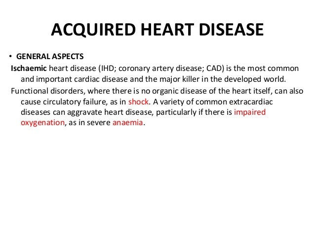 What is heart disease acquired What is heart disease acquired
